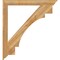 Ekena Millwork Merced Traditional Rough Sawn Bracket, Western Red Cedar, 4"W x 44"D x 48"H BKT04X44X48MRC01RWR - alternate 2